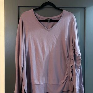 Simply Vera Vera Wang Lavender Long Sleeve Top